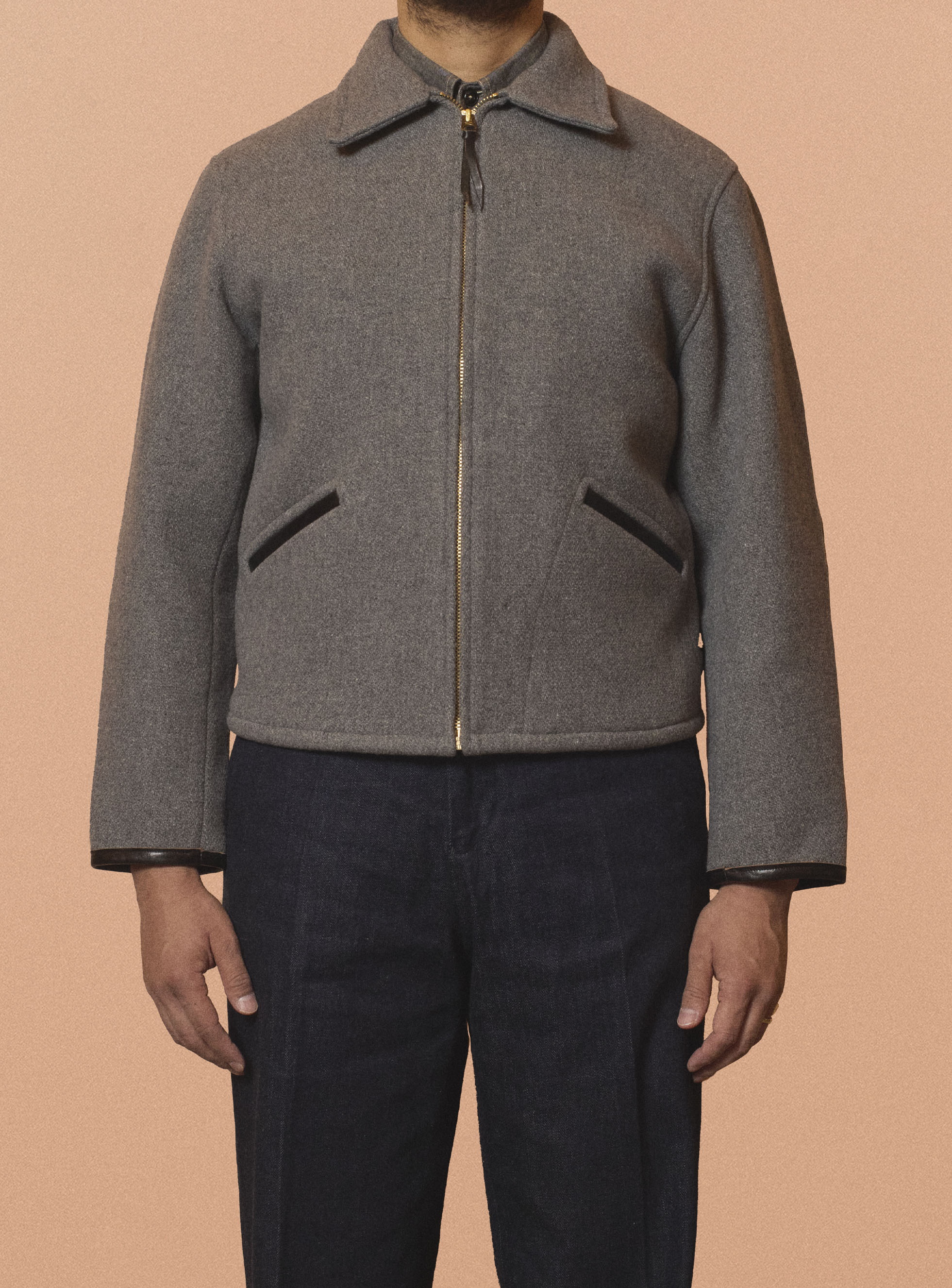 G&F Co. - MELTON COSSACK JACKET _ GRAY