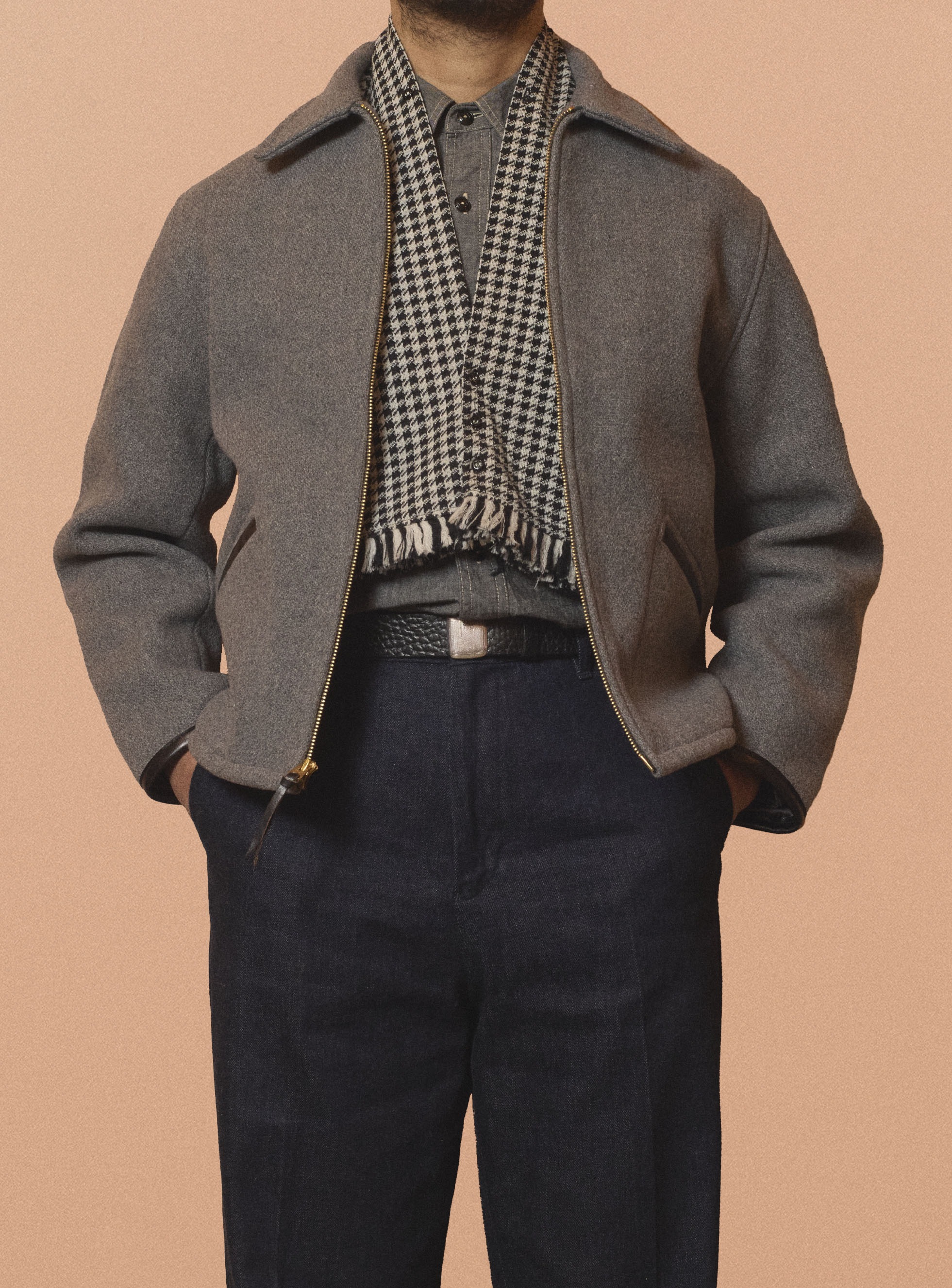 G&F Co. - MELTON COSSACK JACKET _ GRAY