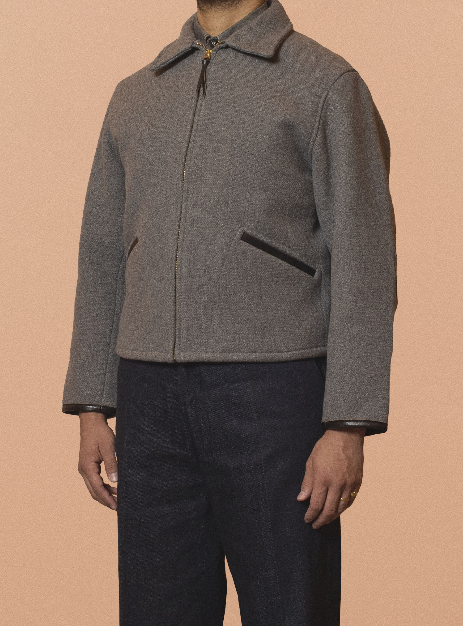 G&F Co. - MELTON COSSACK JACKET _ GRAY