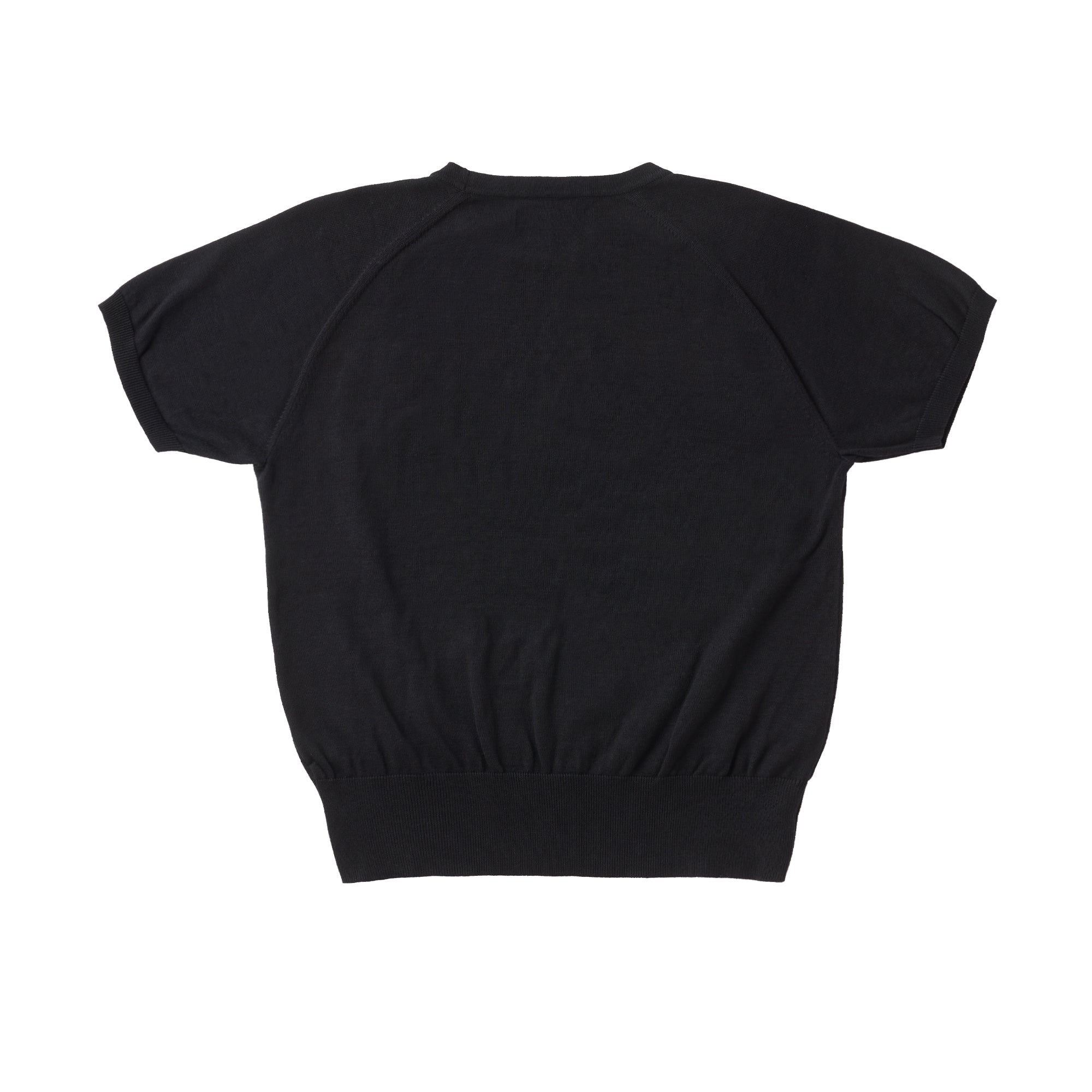G&F Co.- ATHLETIC KNIT TEE_ BLACK