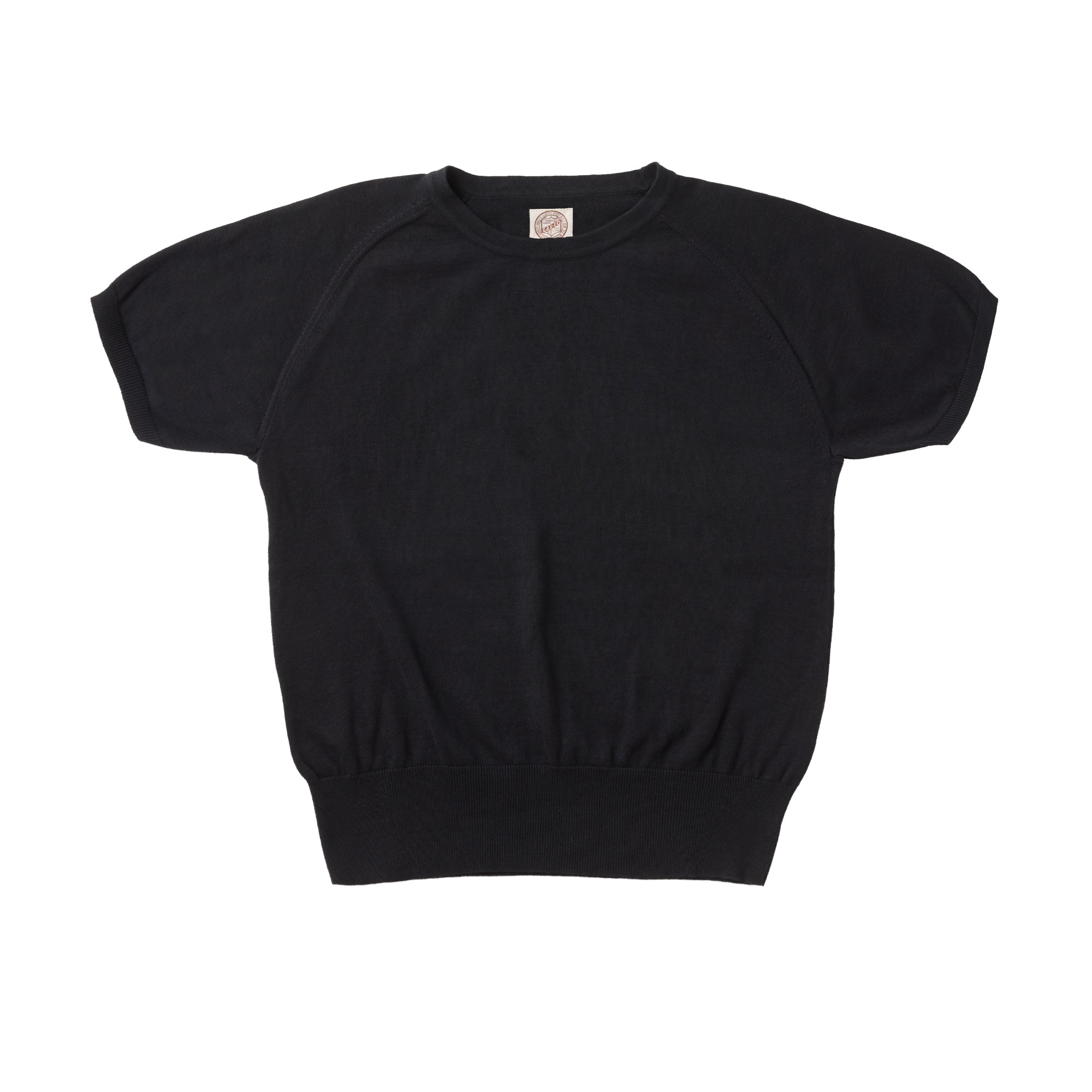 G&F Co.- ATHLETIC KNIT TEE_ BLACK