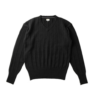 G&F Co.- DROP NEEDLE KNIT _ BLACK