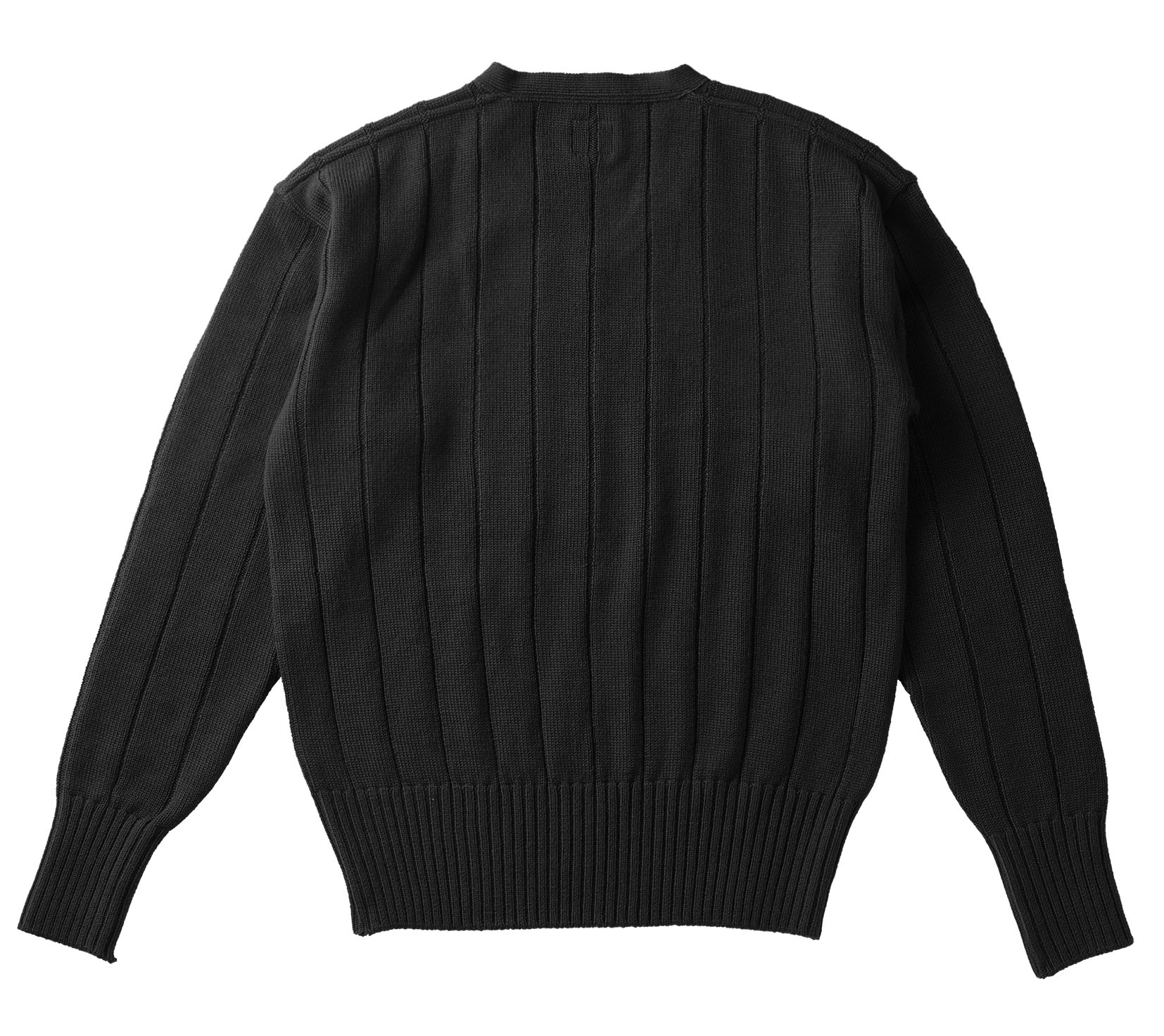 G&F Co.- DROP NEEDLE KNIT _ BLACK