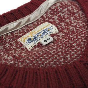 G&F Co.- EAGLE JACQUARD KNIT _ BURGUNDY