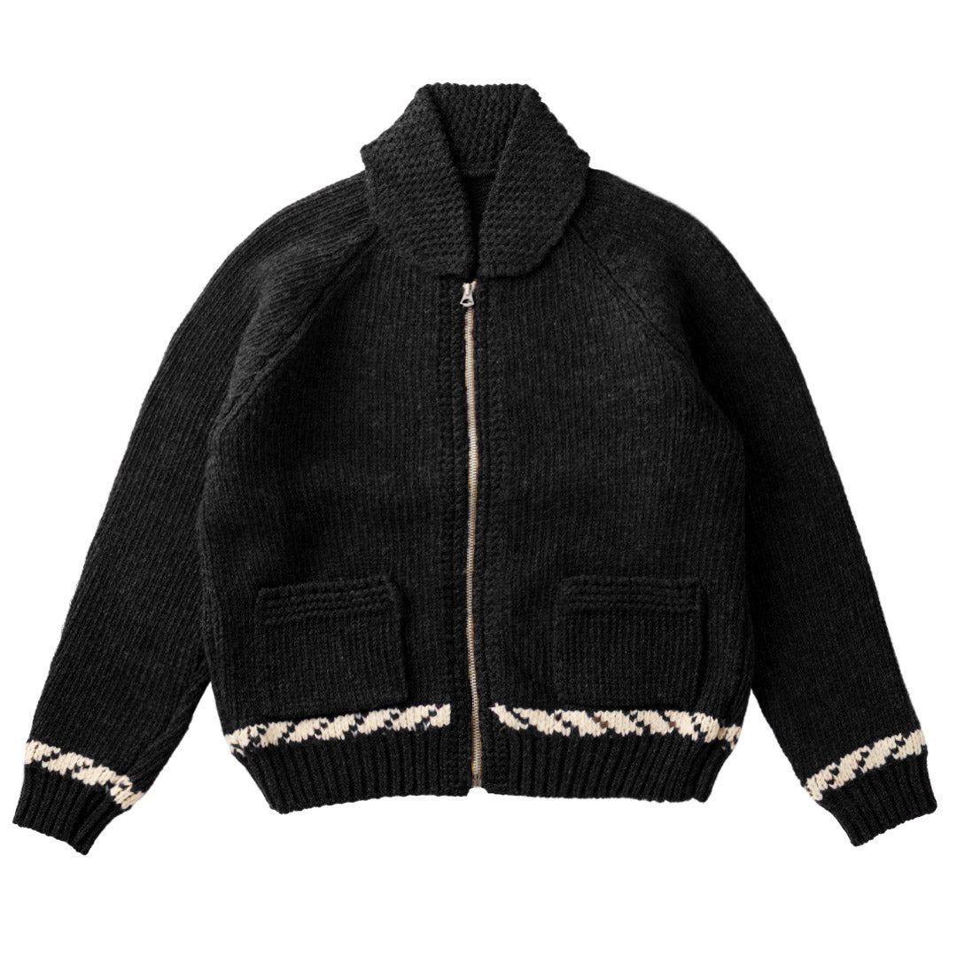 G&F Co.- KNIT JACKET _ BLACK