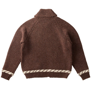 G&F Co.- KNIT JACKET _ BROWN