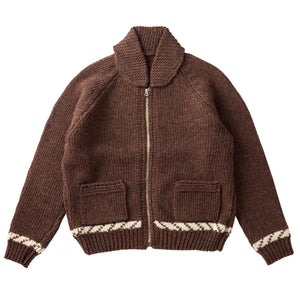 G&F Co.- KNIT JACKET _ BROWN