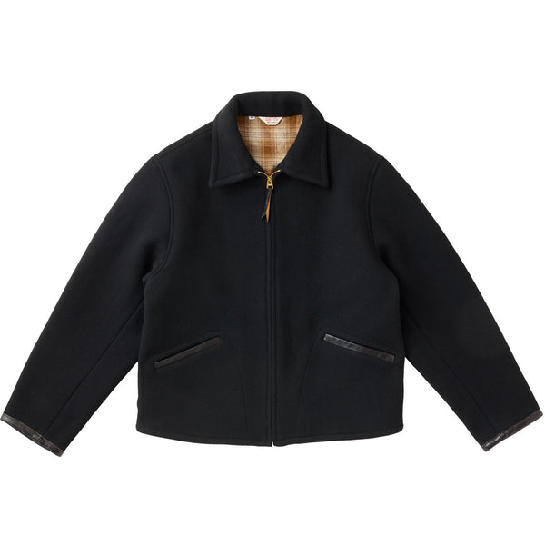 G&F Co. - MELTONCOSSACKJACKET 40 黒 G&F Co. - MELTON COSSACK JACKET _ BLACK – BITTERS STORE