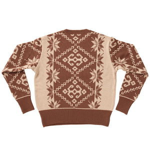 G&F Co.- JACQUARD KNIT _ BROWN