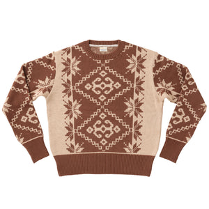 G&F Co.- JACQUARD KNIT _ BROWN