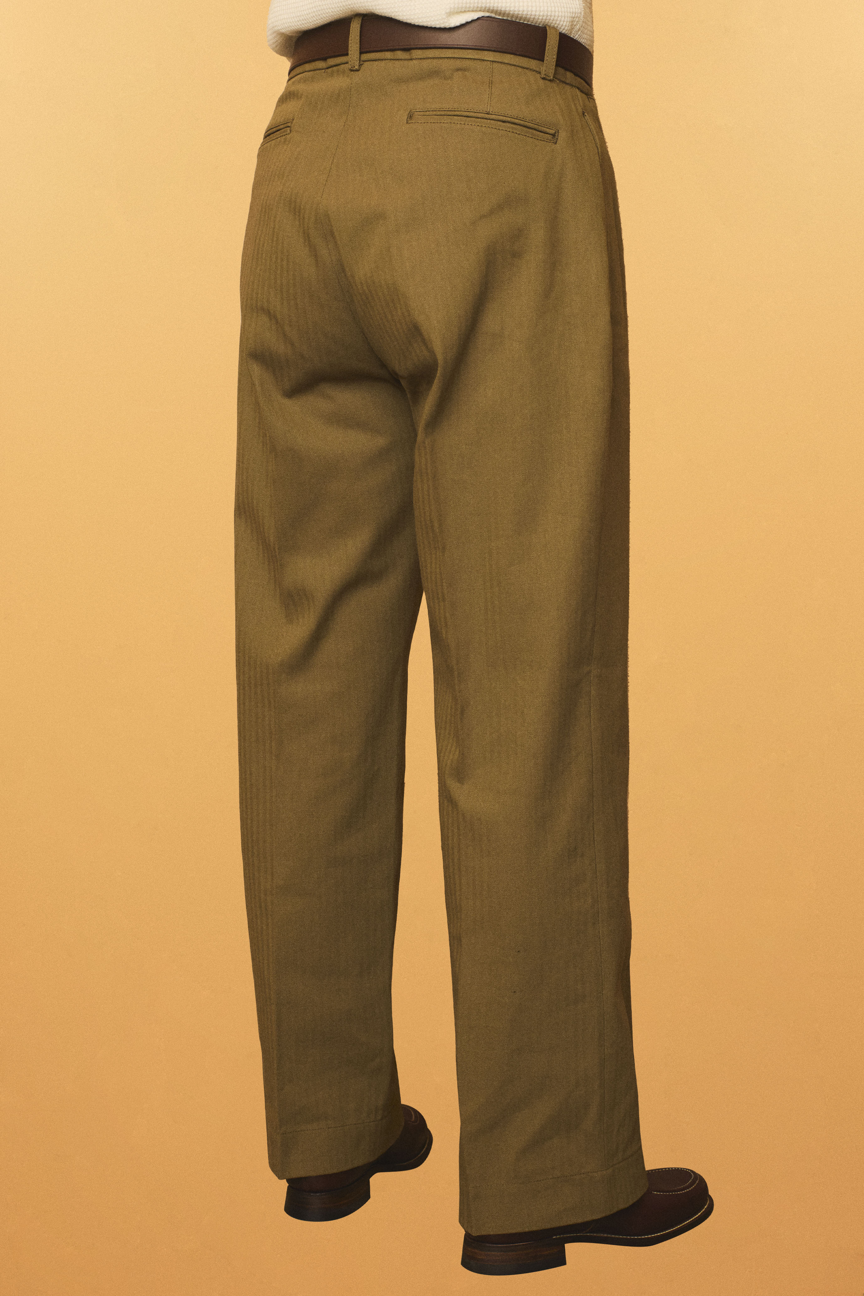 G&F Co.- HERINGBONE TROUSER _ RAW