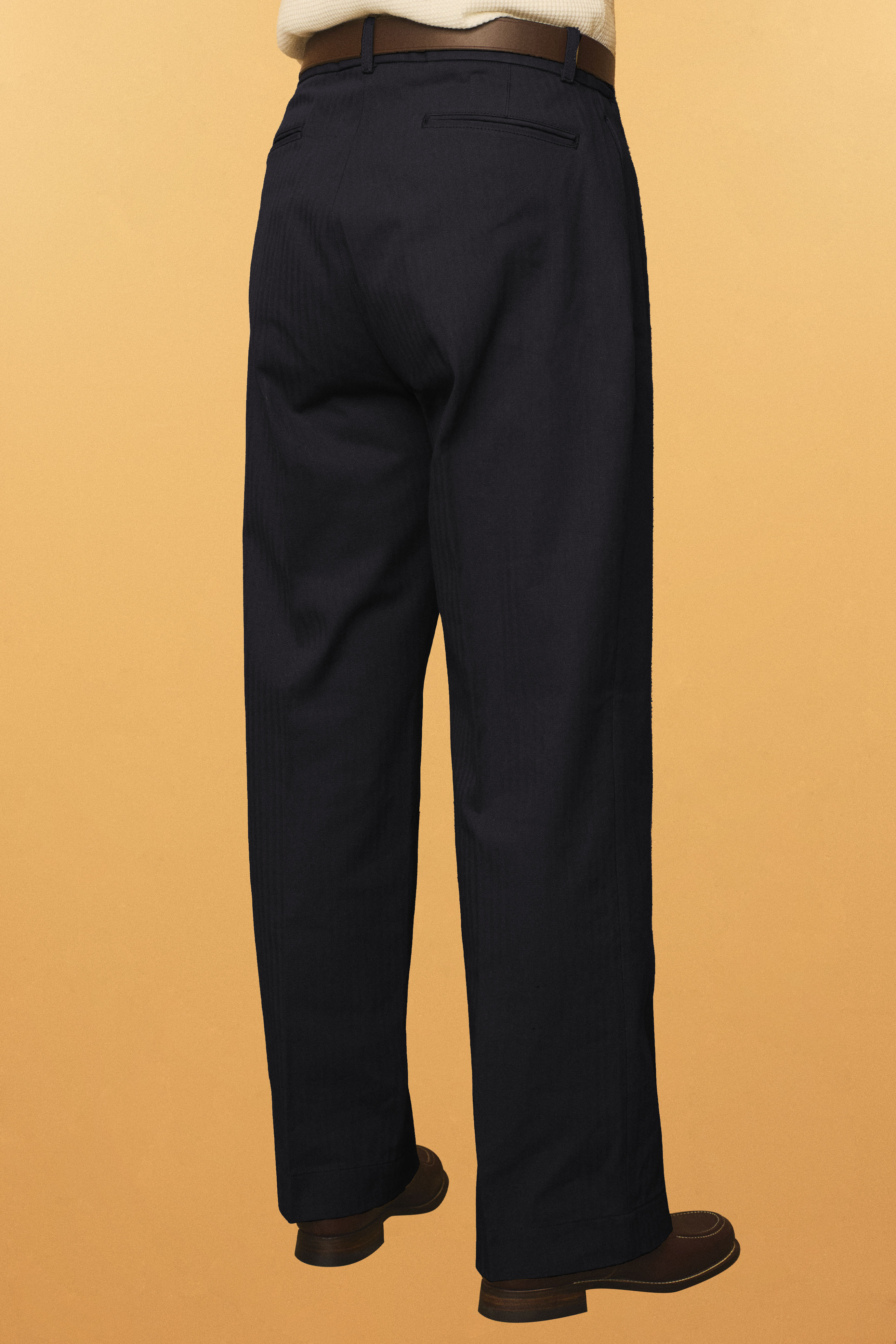 G&F Co.- HERRINGBONE TROUSER _ BLACK – BITTERS STORE