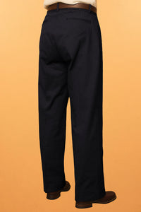 G&F Co.- HERRINGBONE TROUSER _ BLACK – BITTERS STORE