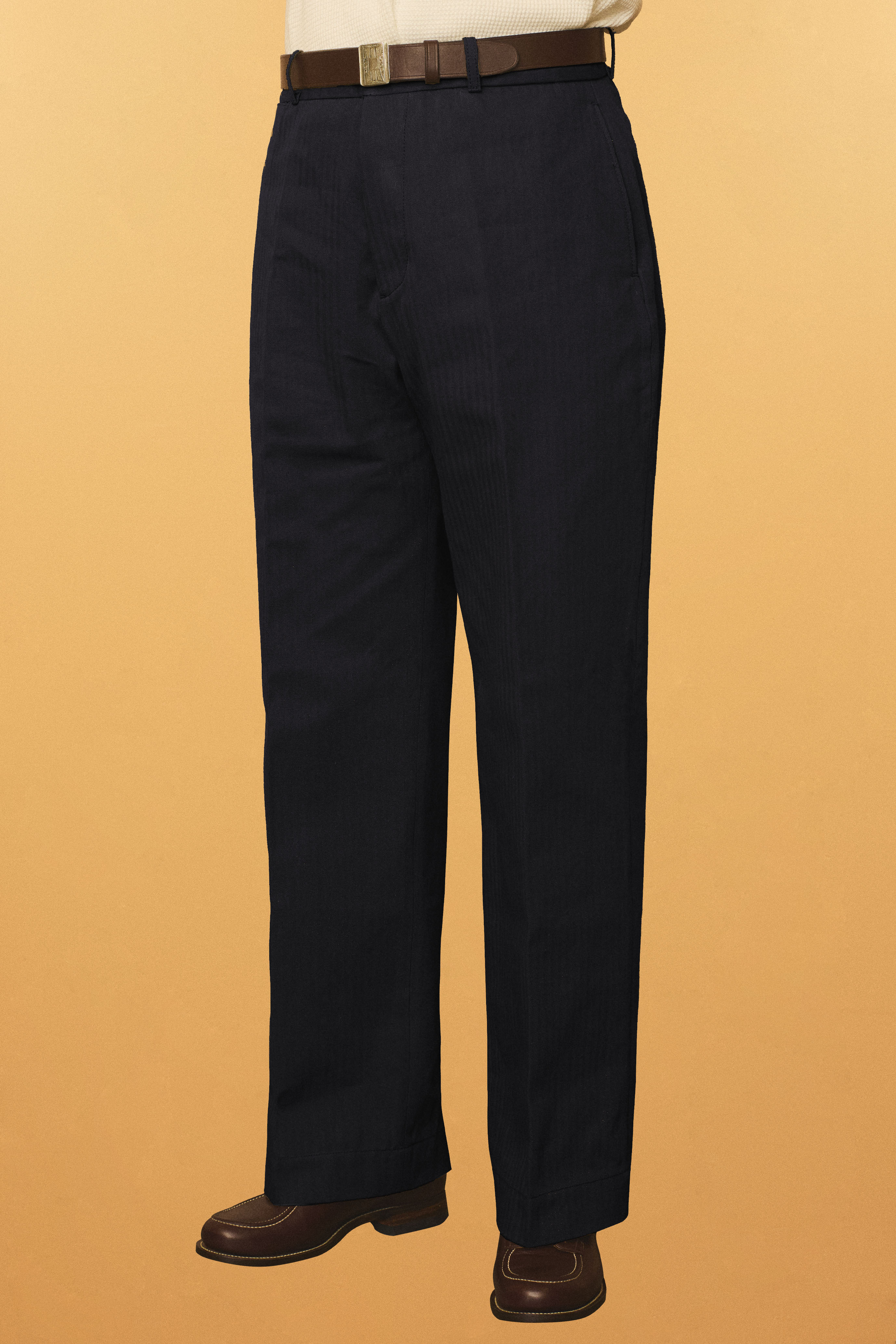G&F Co.- HERRINGBONE TROUSER _ BLACK – BITTERS STORE