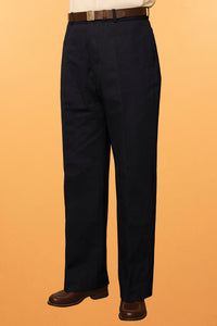 G&F Co.- HERRINGBONE TROUSER _ BLACK – BITTERS STORE
