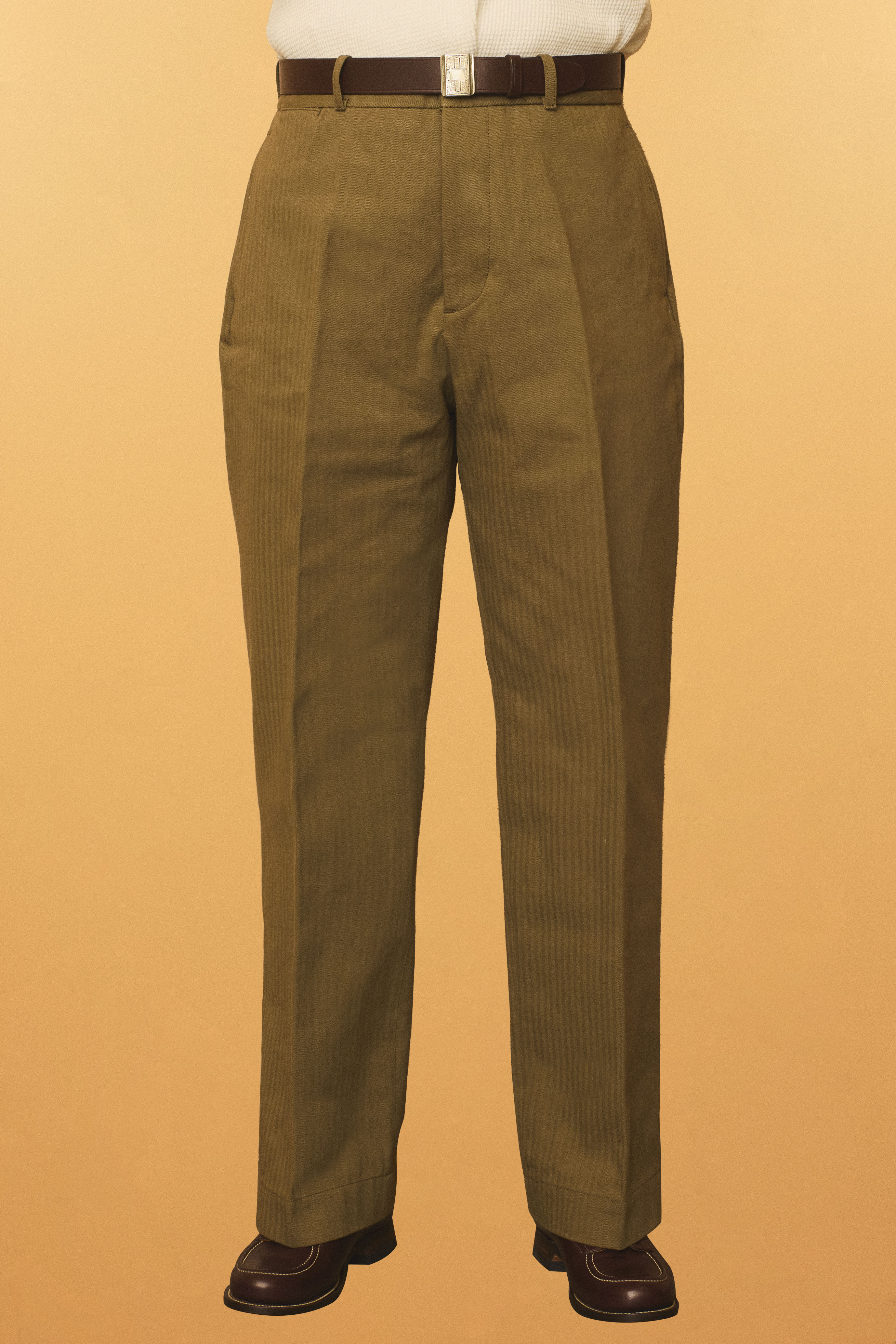 M様専用　G&F Co. - SAILOR HAT _ INDIGO & HERINGBONE TROUSER _ KHAKI BEIGE