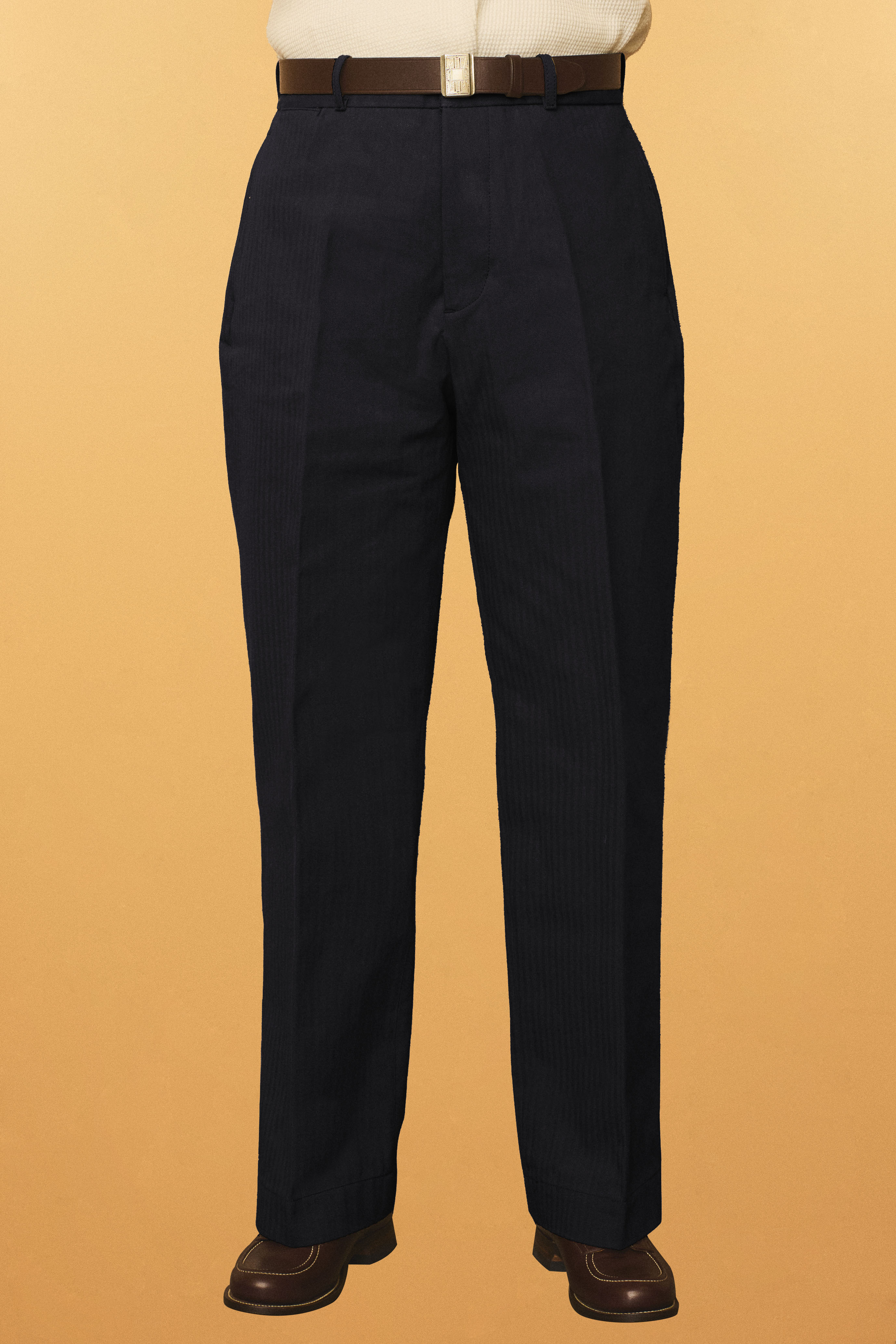 G&F Co.- HERRINGBONE TROUSER _ BLACK – BITTERS STORE