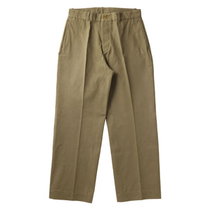 G&F Co.- HERINGBONE TROUSER _ KHAKI BEIGE