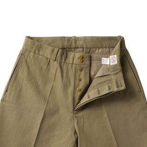 G&F Co.- HERINGBONE TROUSER _ KHAKI BEIGE