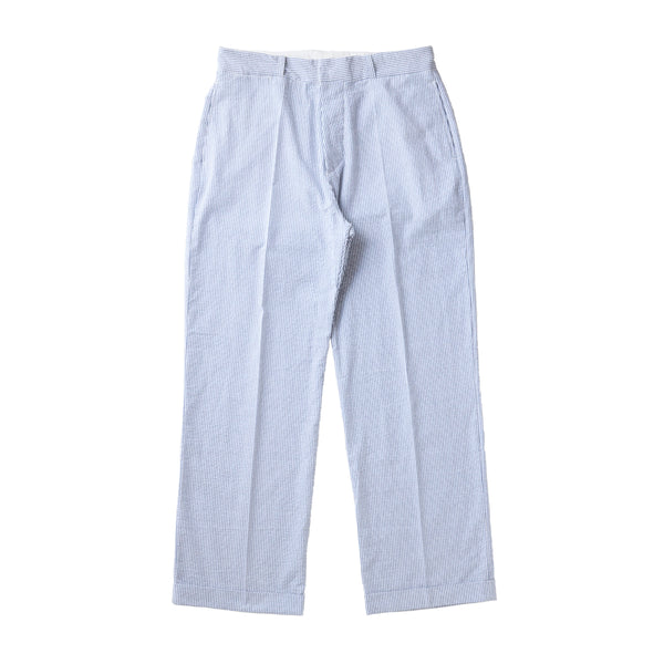 G&F Co.- SEERSUCKER TROUSERS _ NAVY – BITTERS STORE