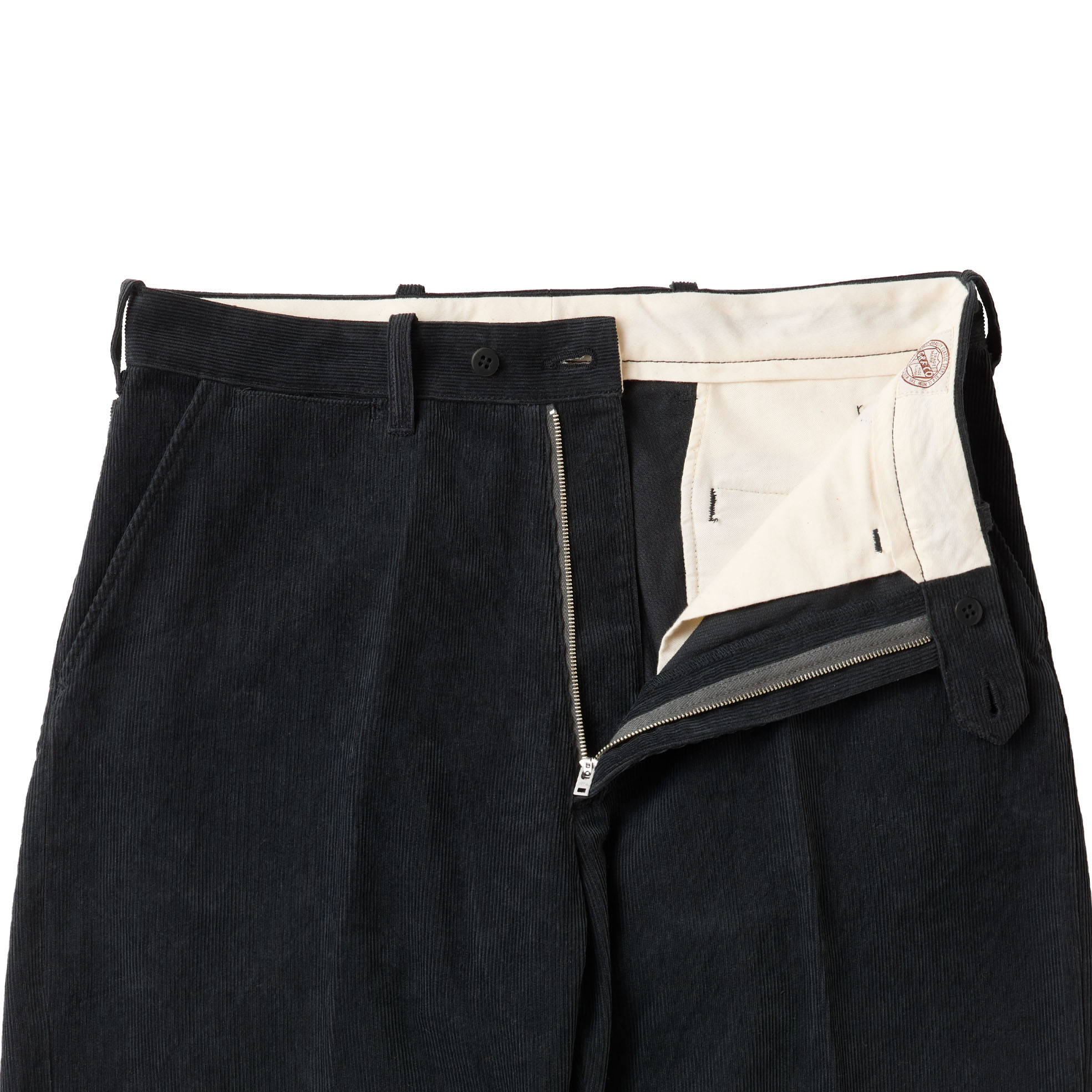 G&F Co.- CORDUROY TROUSERS _ INK BLACK