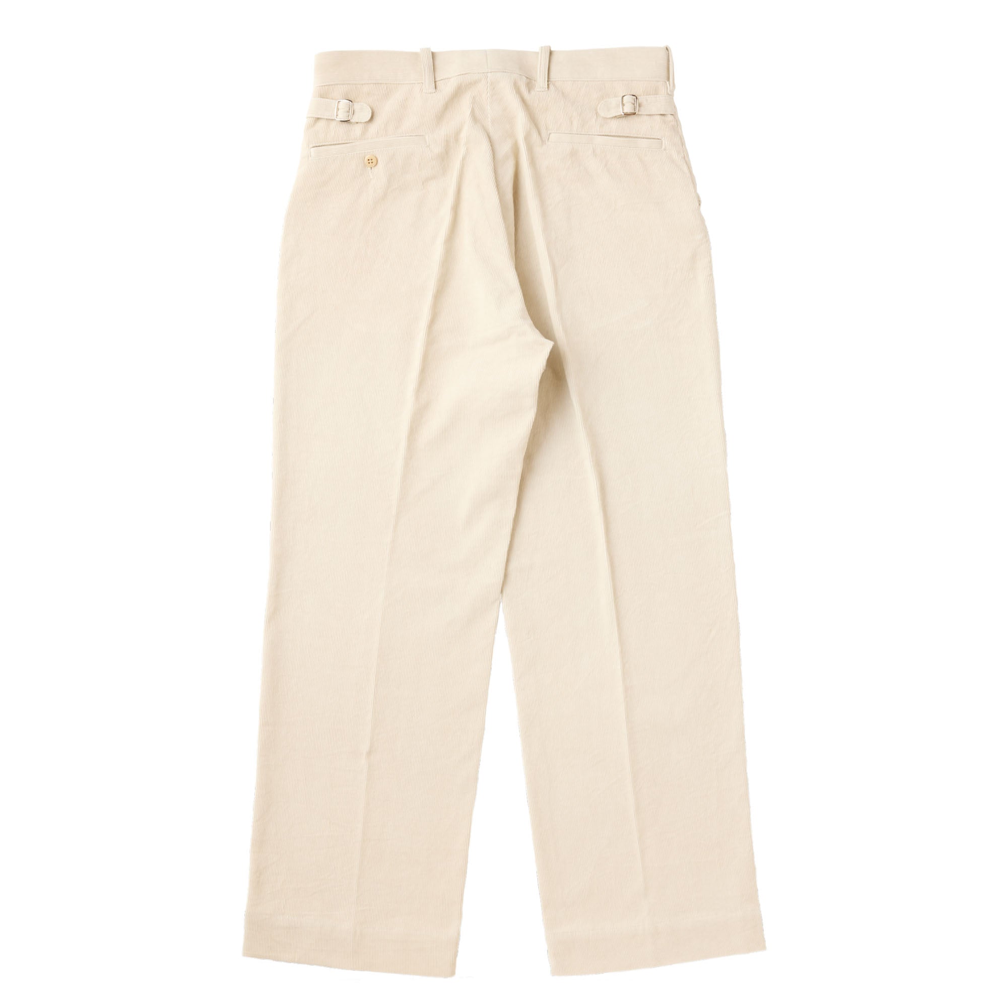 G&F Co.- CORDUROY TROUSERS _ OFF WHITE