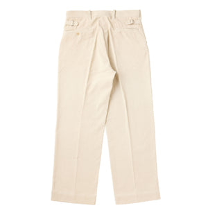G&F Co.- CORDUROY TROUSERS _ OFF WHITE
