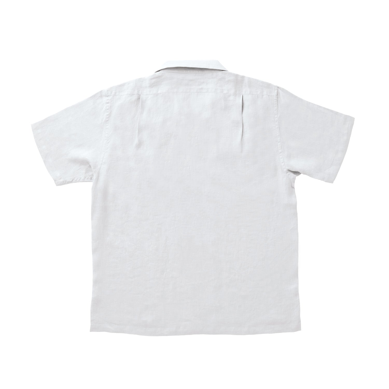 G&F Co. -LINEN WORK S/S SHIRTS_ OFF WHITE